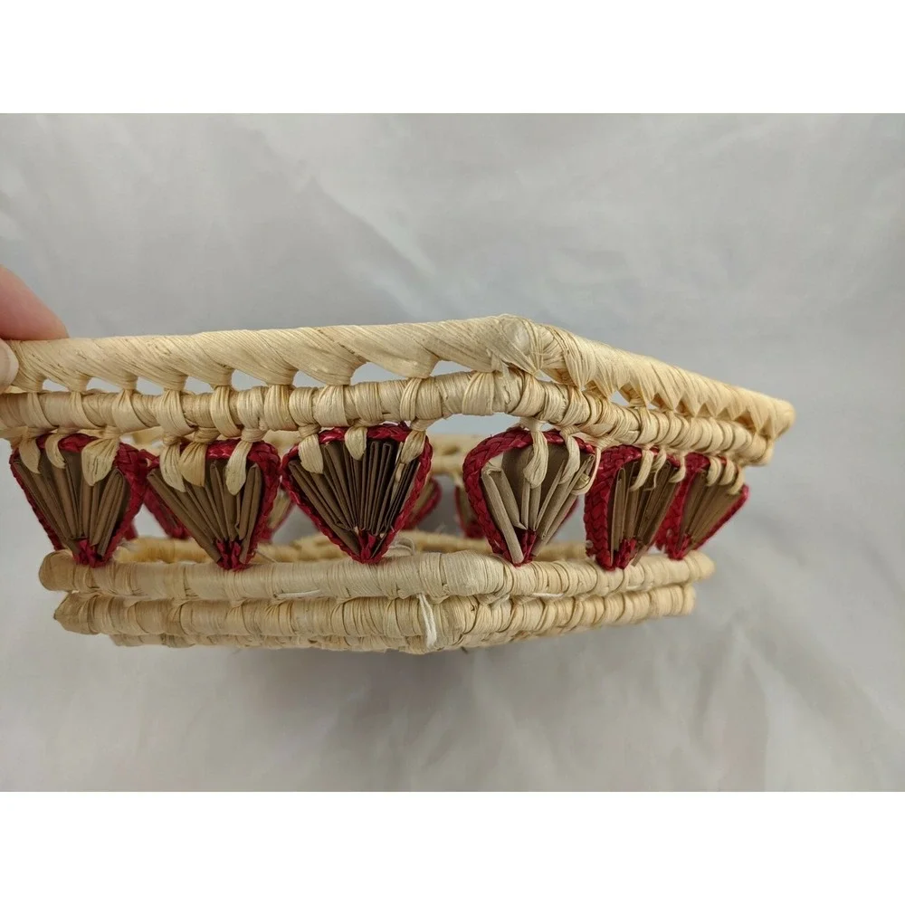 Woven Rattan Basket 3x9 Inch Fruit Bread‎ Display